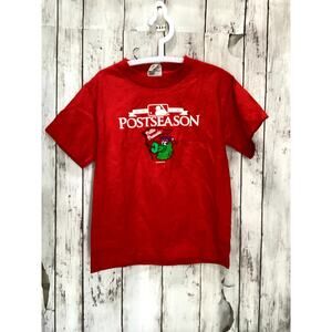 Christmas T-shirt Post Season Red Short Sleeve for Kids Size S(4)